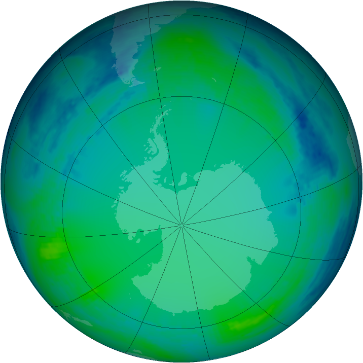 Ozone Map 2004-07-10
